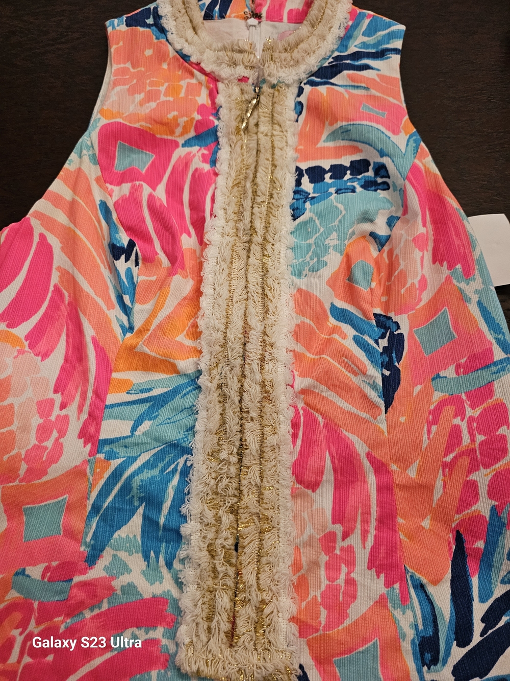 Lilly Pulitzer Alexa Pineapple Print Shift Dress "Goombay Smashed" - Picture 4 of 13